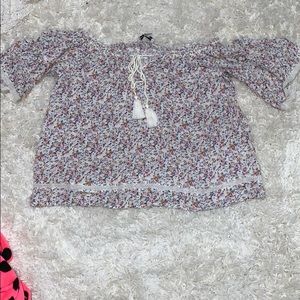 American eagle off the shoulder top